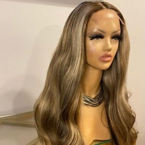 Custom Color Luxury Human Hair Lace Wig